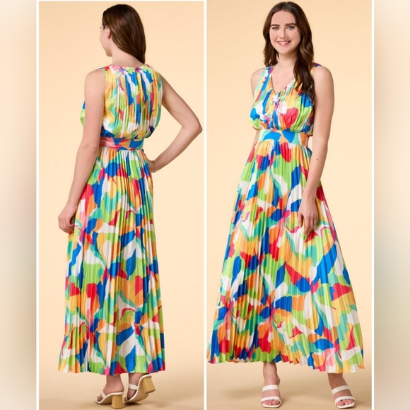 Flying Tomato Dresses & Skirts - $9 FLYING TOMATO PLEATED MAXI DRESS NWOT